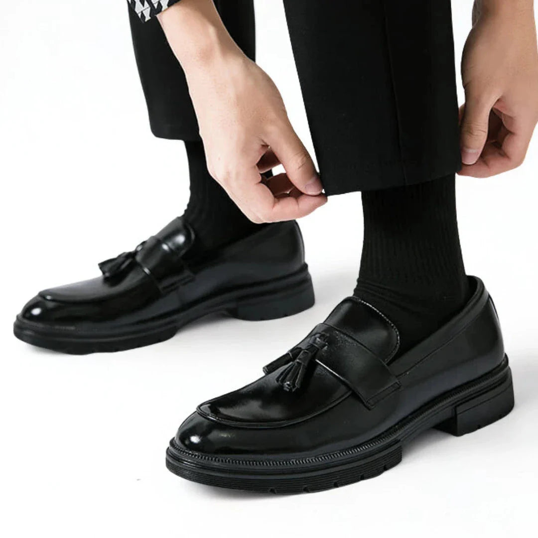Chaussure Noir de Luxe Tres Confortable 100% Cuir