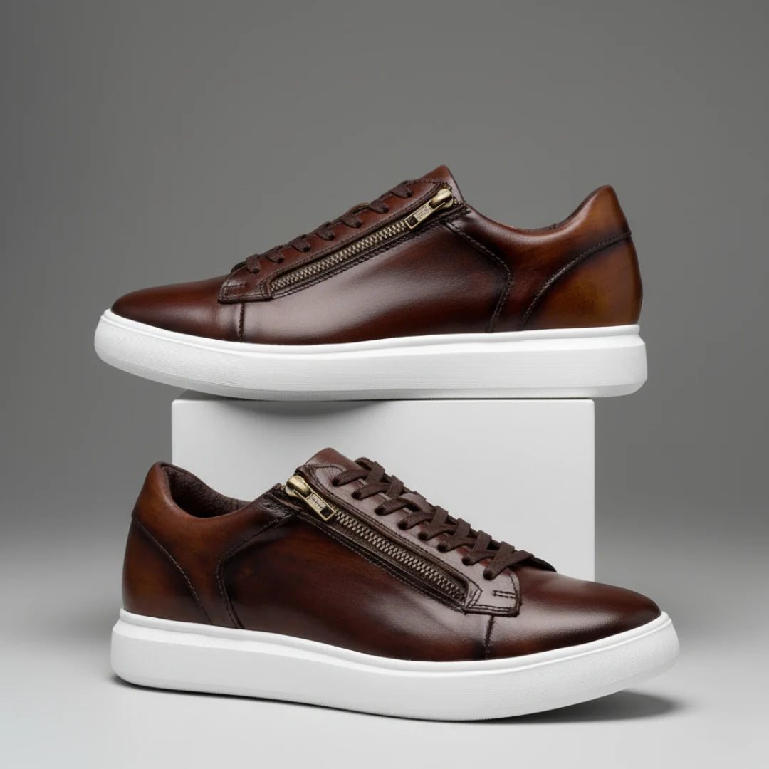 Sneakers Homme en Cuir - Tres Confortable