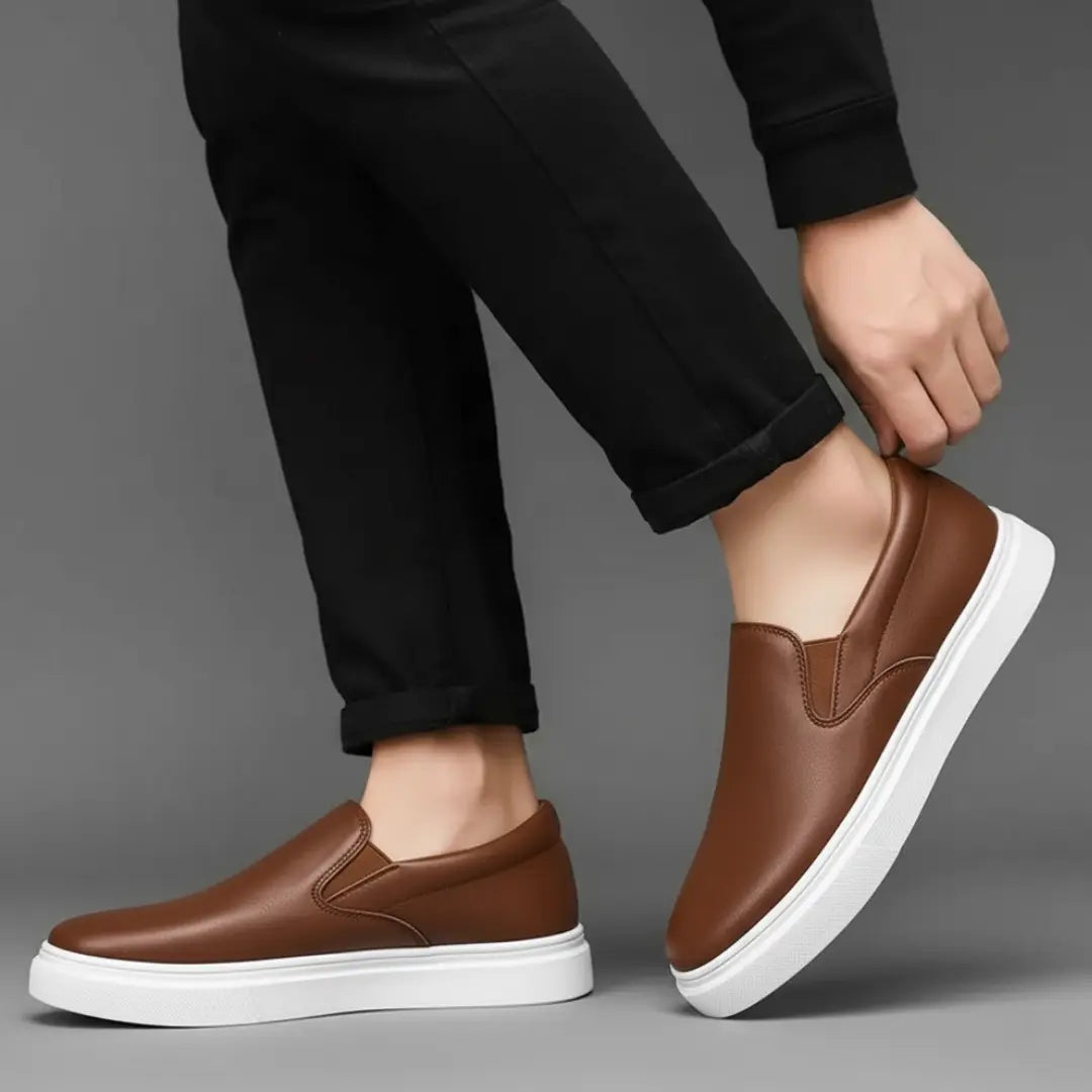 Chaussure en Cuir Tres Confortable