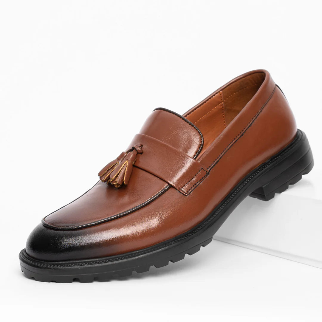 Mocassins Marron de Luxe Tres Confortable 100% Cuir