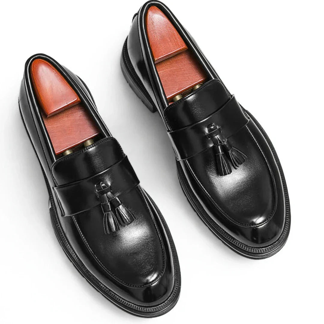 Chaussure Noir de Luxe Tres Confortable 100% Cuir