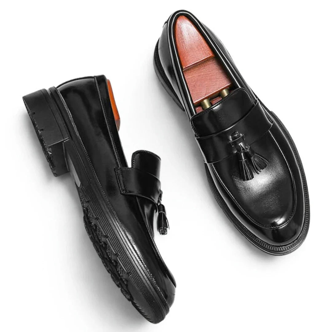 Chaussure Noir de Luxe Tres Confortable 100% Cuir