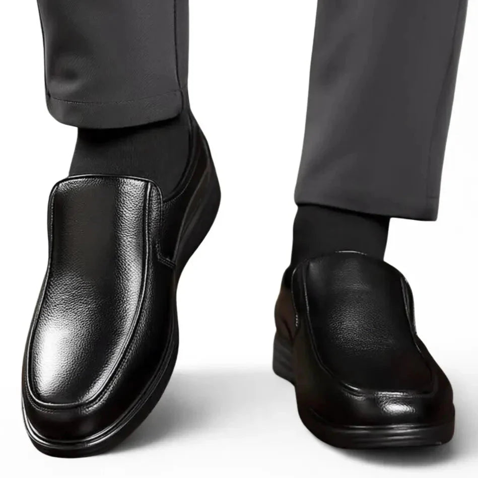 Chaussure Noir de Luxe Tres Confortable 100% Cuir