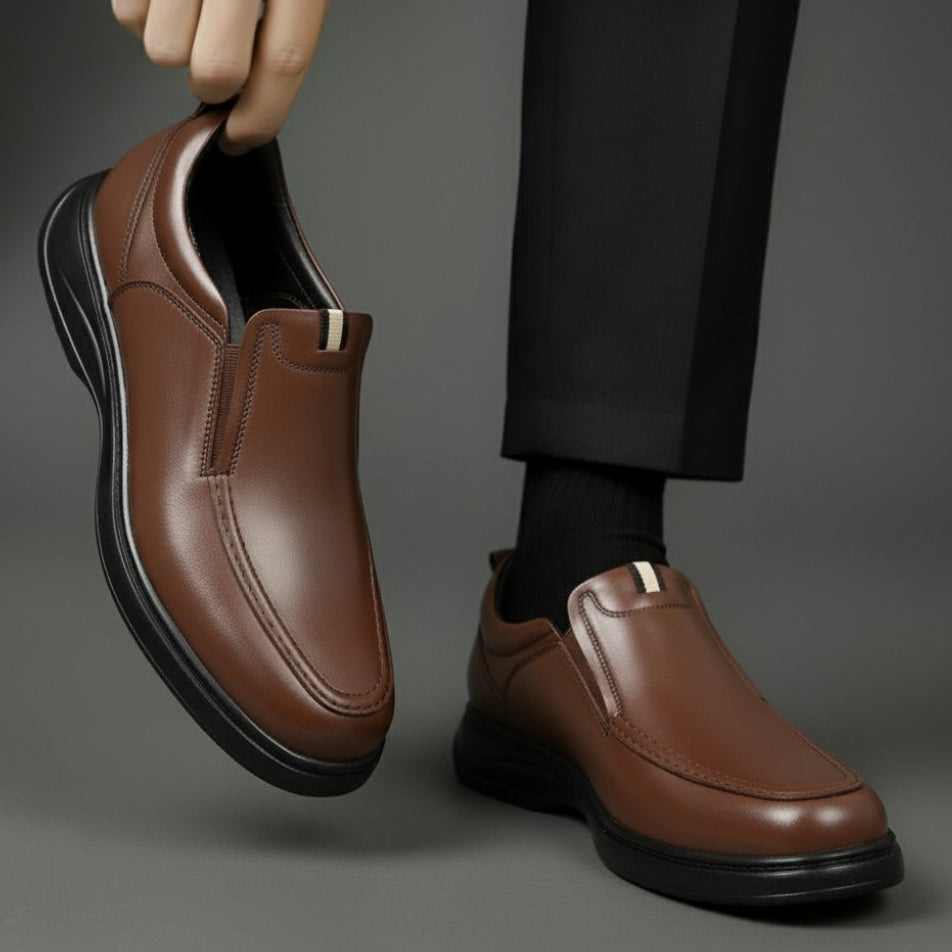 Chaussure Marron de Luxe Confortable 100% Cuir