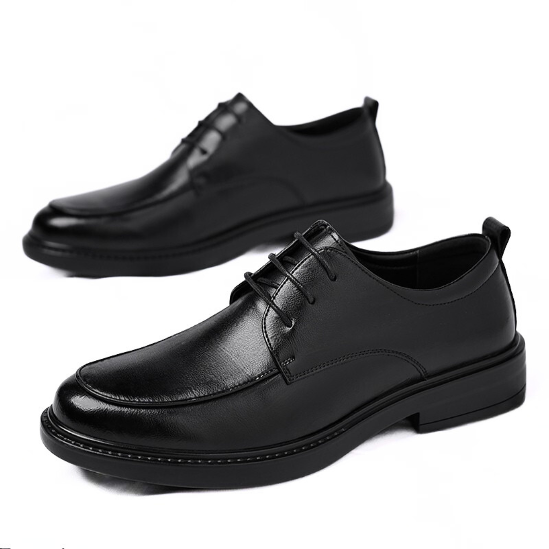 Chaussure Noir de Luxe Tres Confortable 100% Cuir