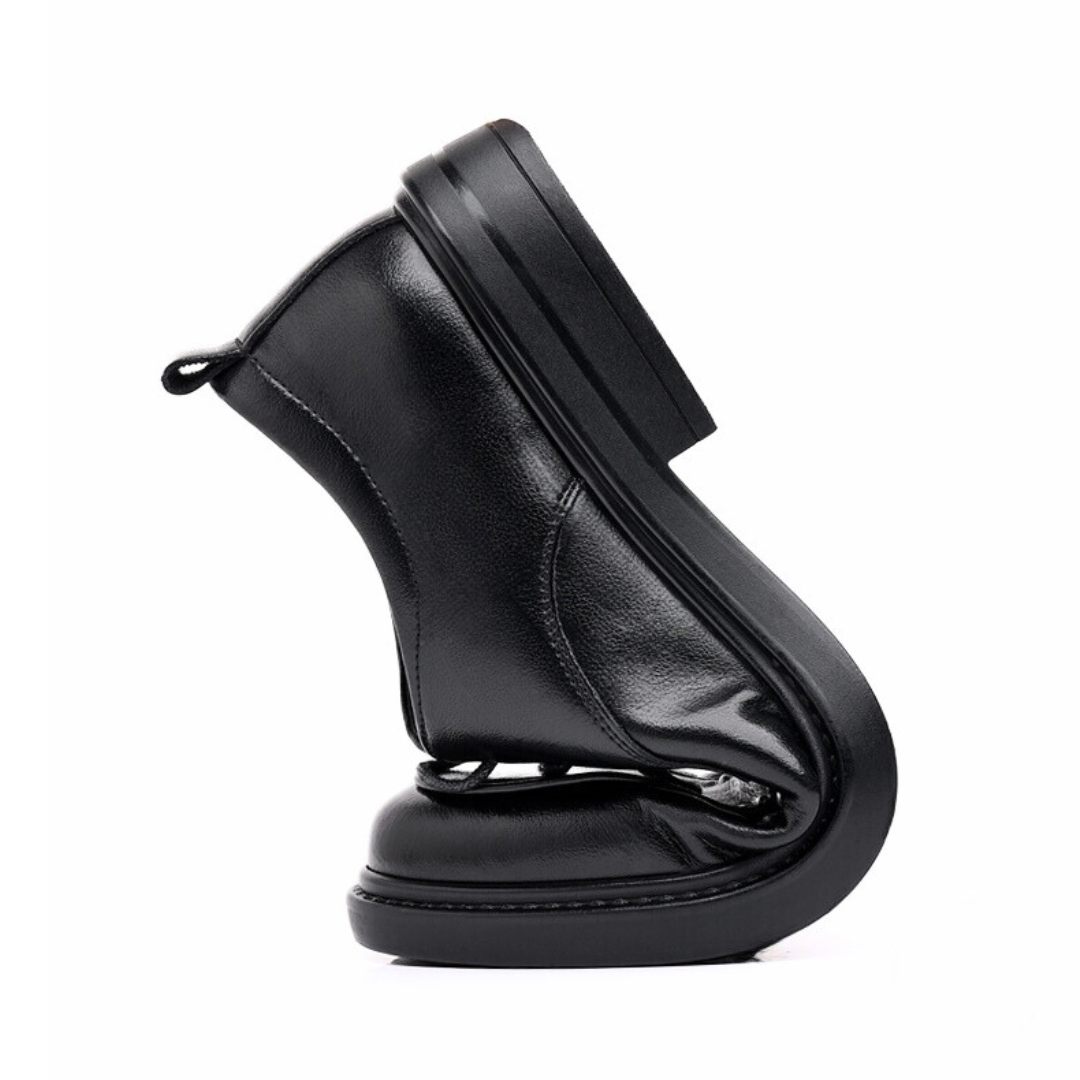 Chaussure Noir de Luxe Tres Confortable 100% Cuir