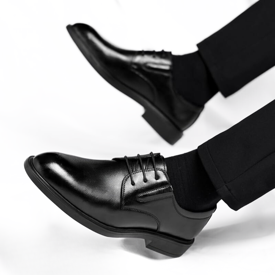 Chaussure Noir en Cuir Tres Confortable 100% Cuir