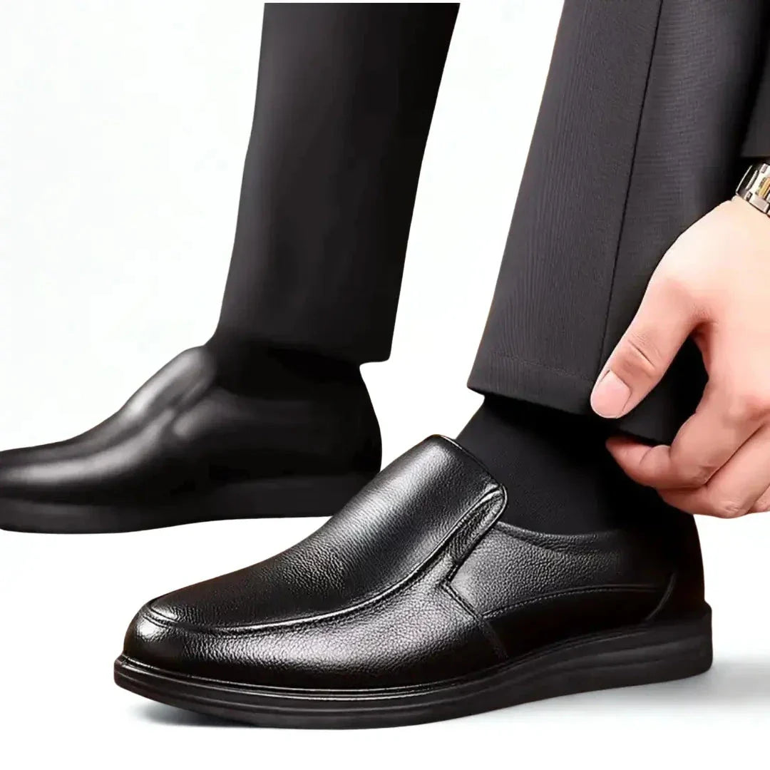 Chaussure Noir de Luxe Tres Confortable 100% Cuir