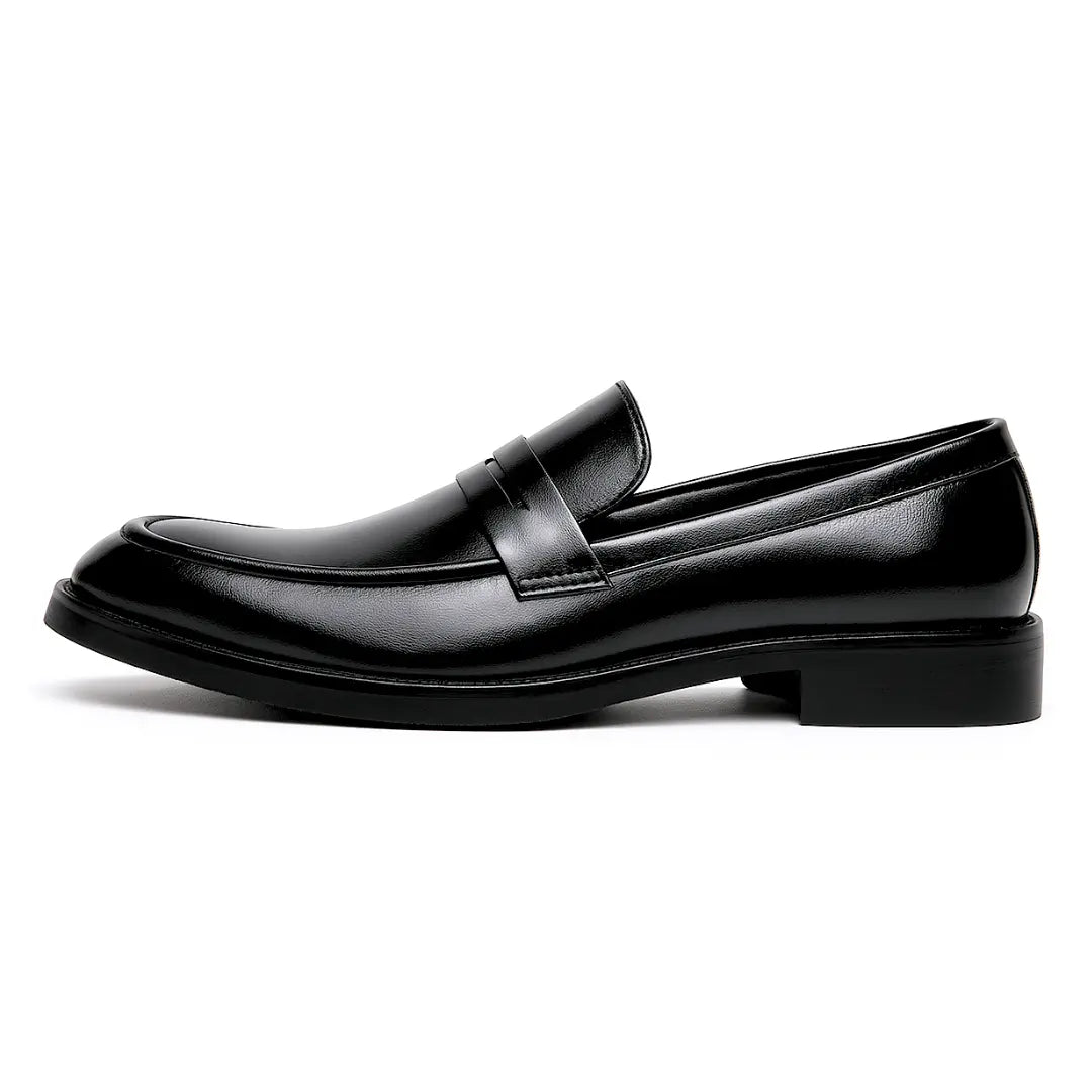 Chaussure Noir de Luxe Confortable 100% Cuir