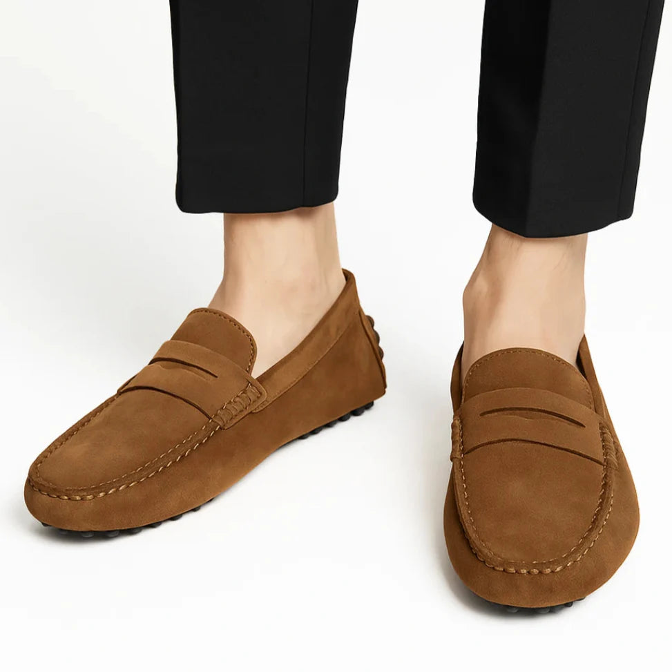 Mocassin Daim Tres Confortable  - Pour Hommes