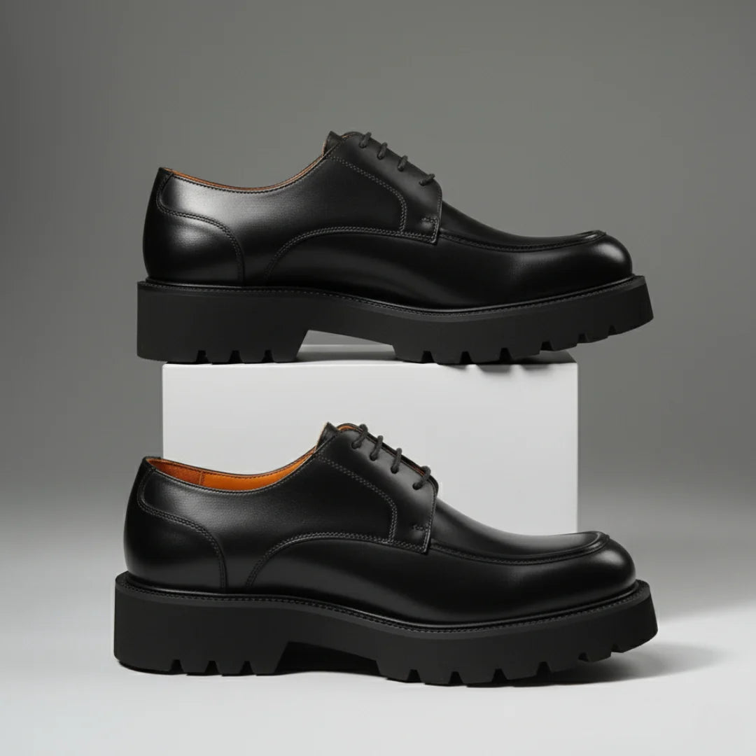 Derby Homme en Cuir - Semelles Tres Confortable