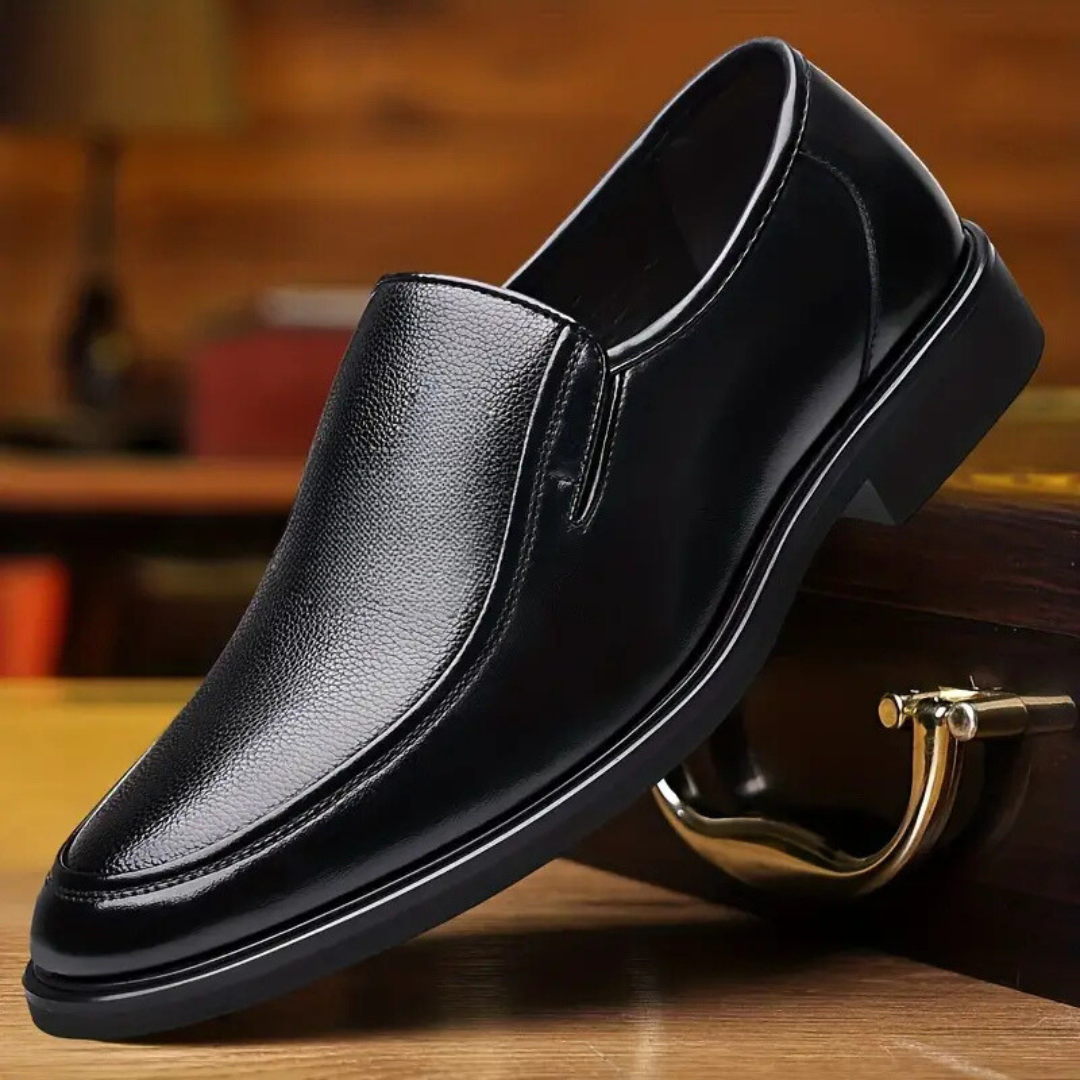 Chaussure Noir de Luxe Confortable 100% Cuir