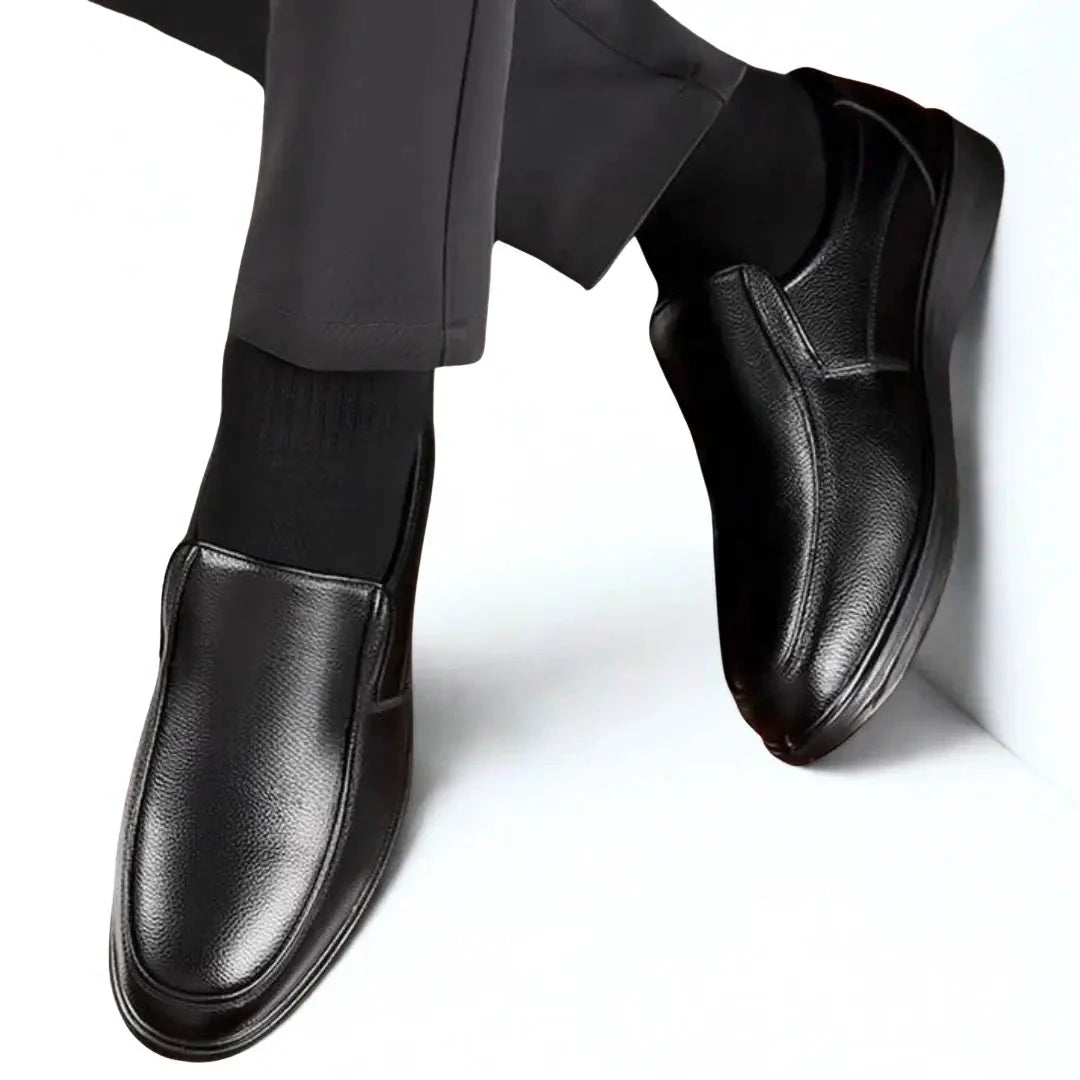 Chaussure Noir de Luxe Tres Confortable 100% Cuir