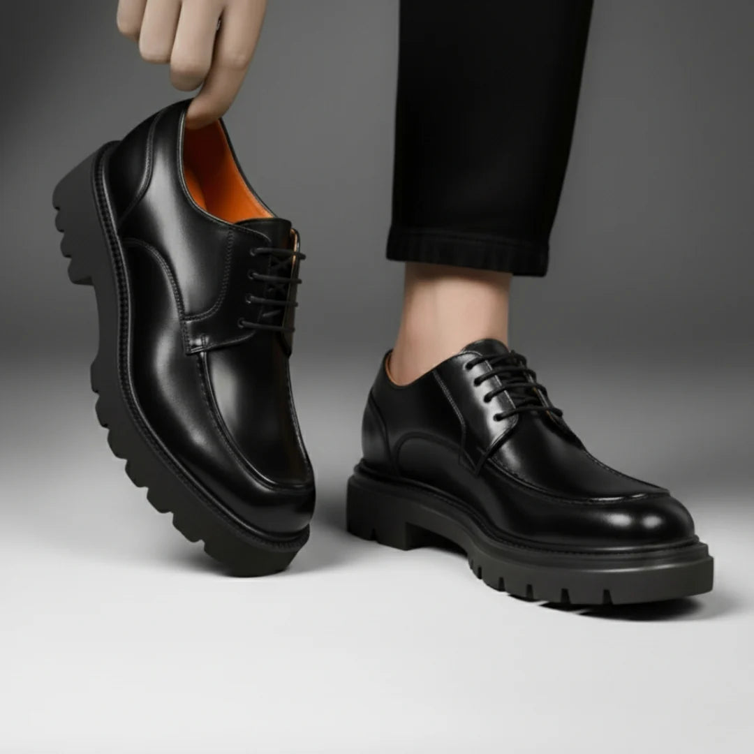 Derby Homme en Cuir - Semelles Tres Confortable