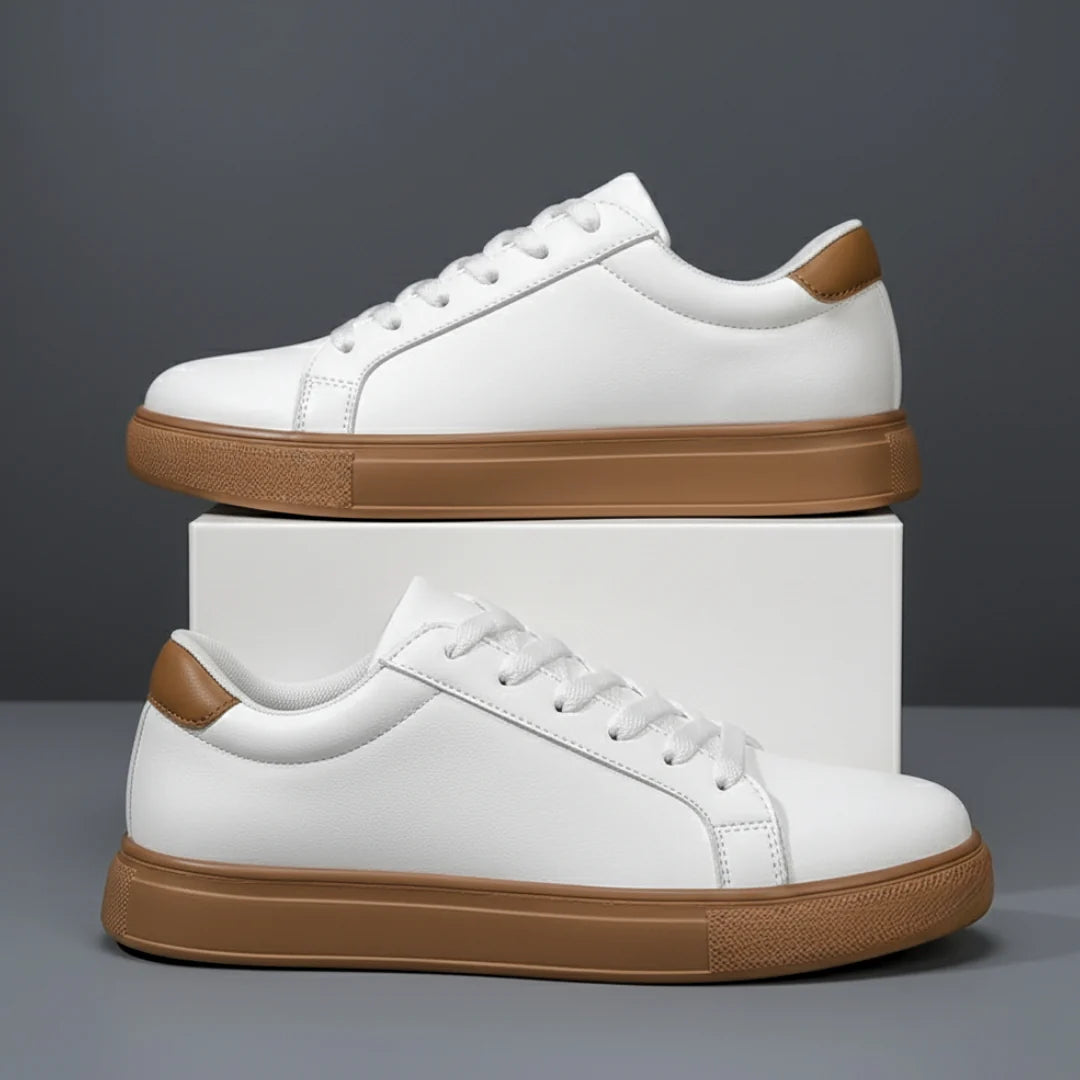 Sneakers Blanc en Cuir - Tres Confortable