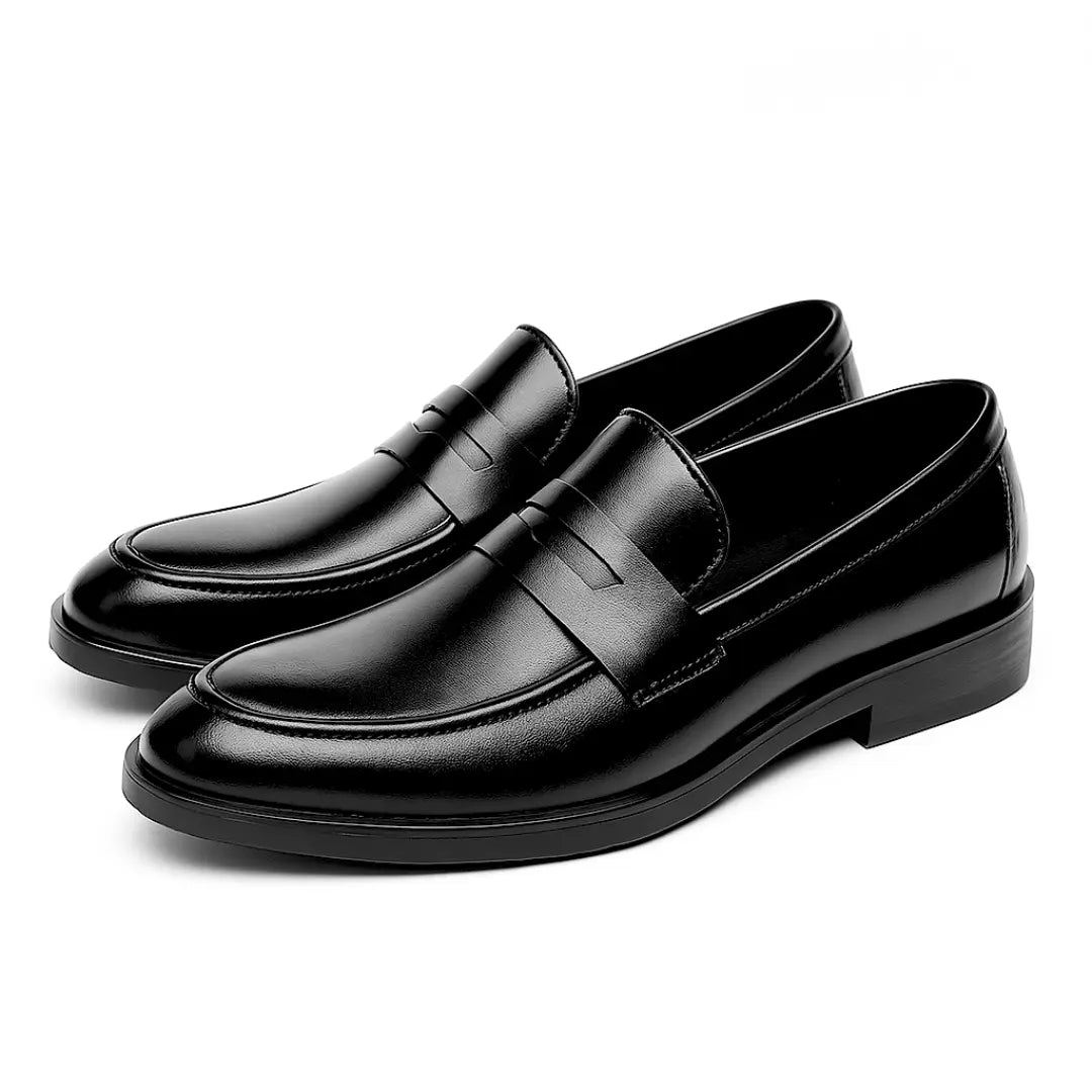 Chaussure Noir de Luxe Confortable 100% Cuir