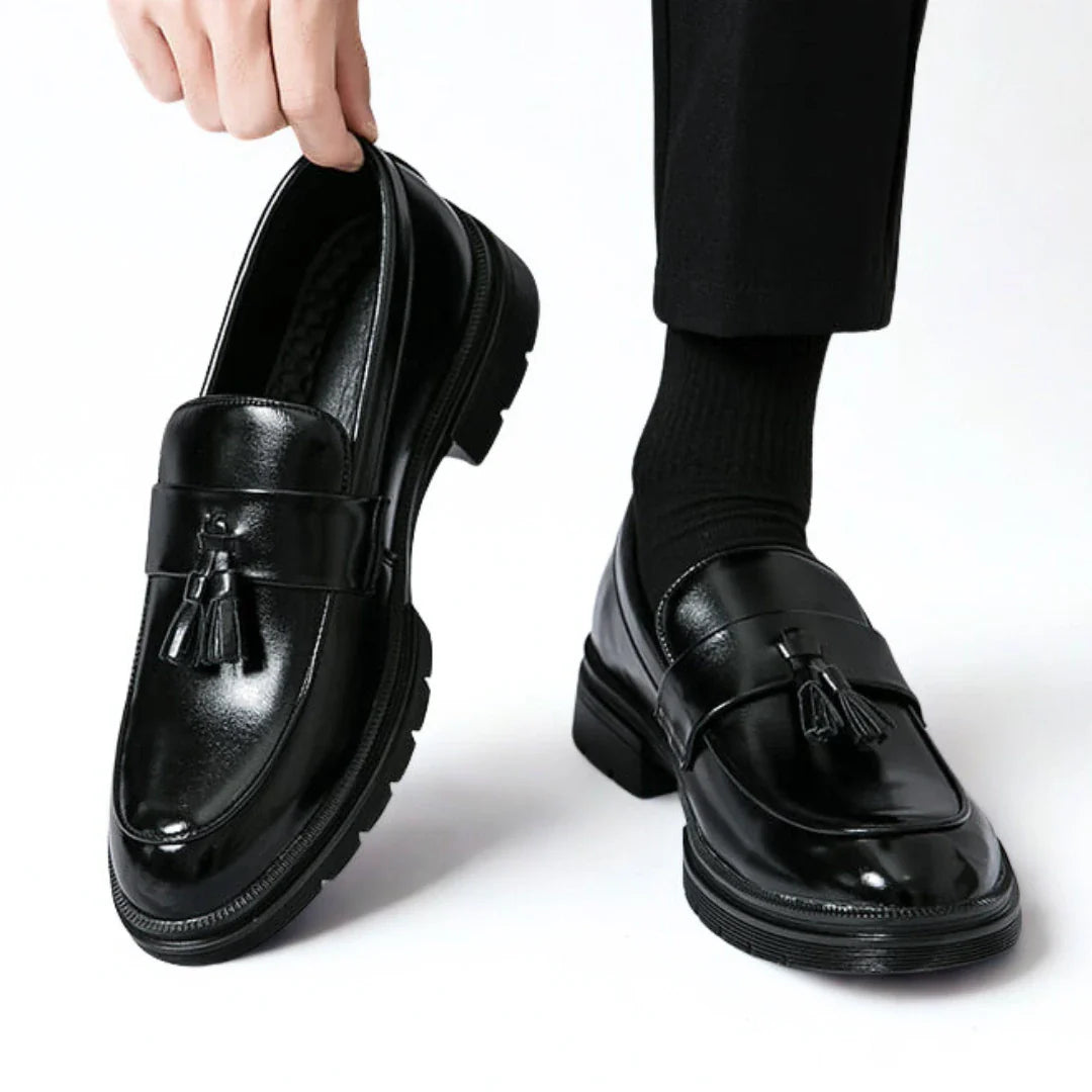 Chaussure Noir de Luxe Tres Confortable 100% Cuir