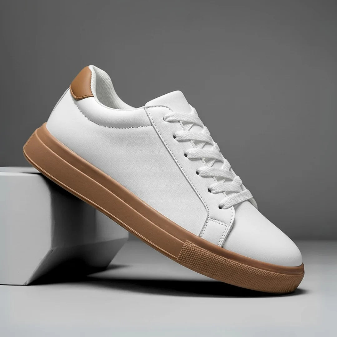 Sneakers Blanc en Cuir - Tres Confortable