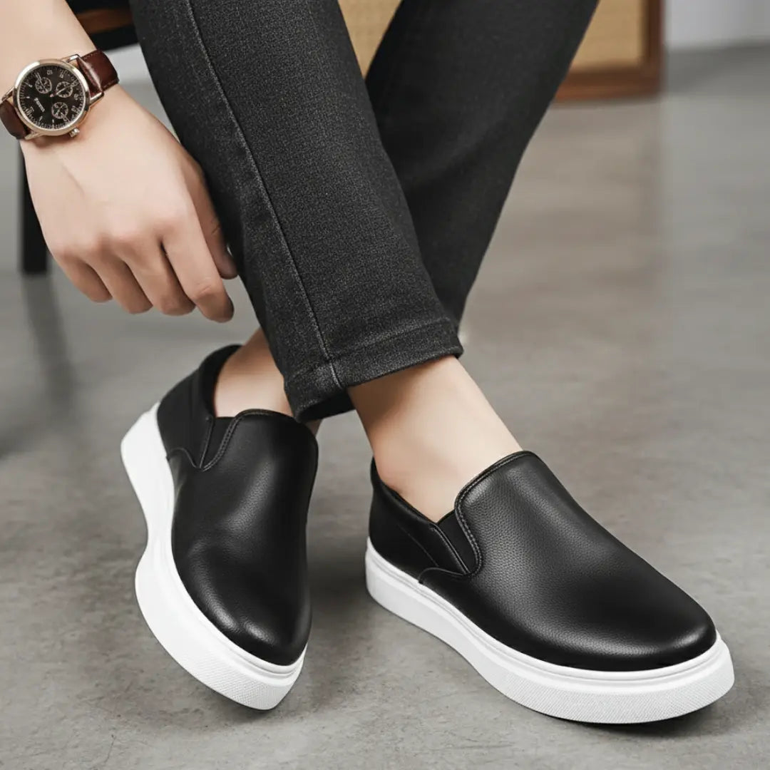 Chaussure en Cuir Tres Confortable