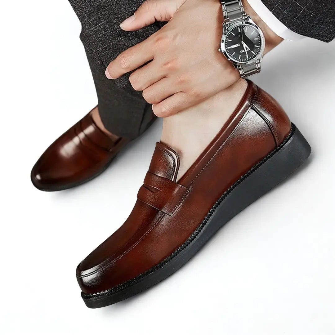 Chaussure Marron de Luxe Tres Confortable 100% Cuir