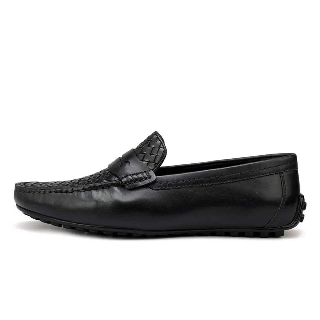 Mocassins Cuir Noir - Tres Confortable