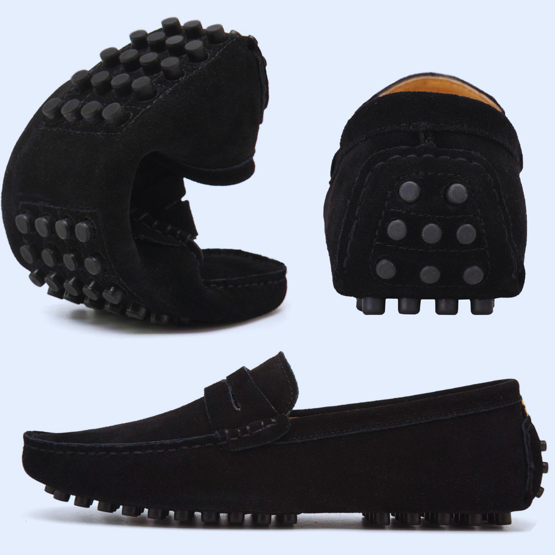 Mocassins Daim de Luxe Tres Confortable, Pour Hommes