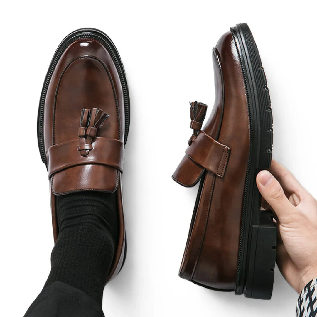Chaussure Marron de Luxe Tres Confortable 100% Cuir