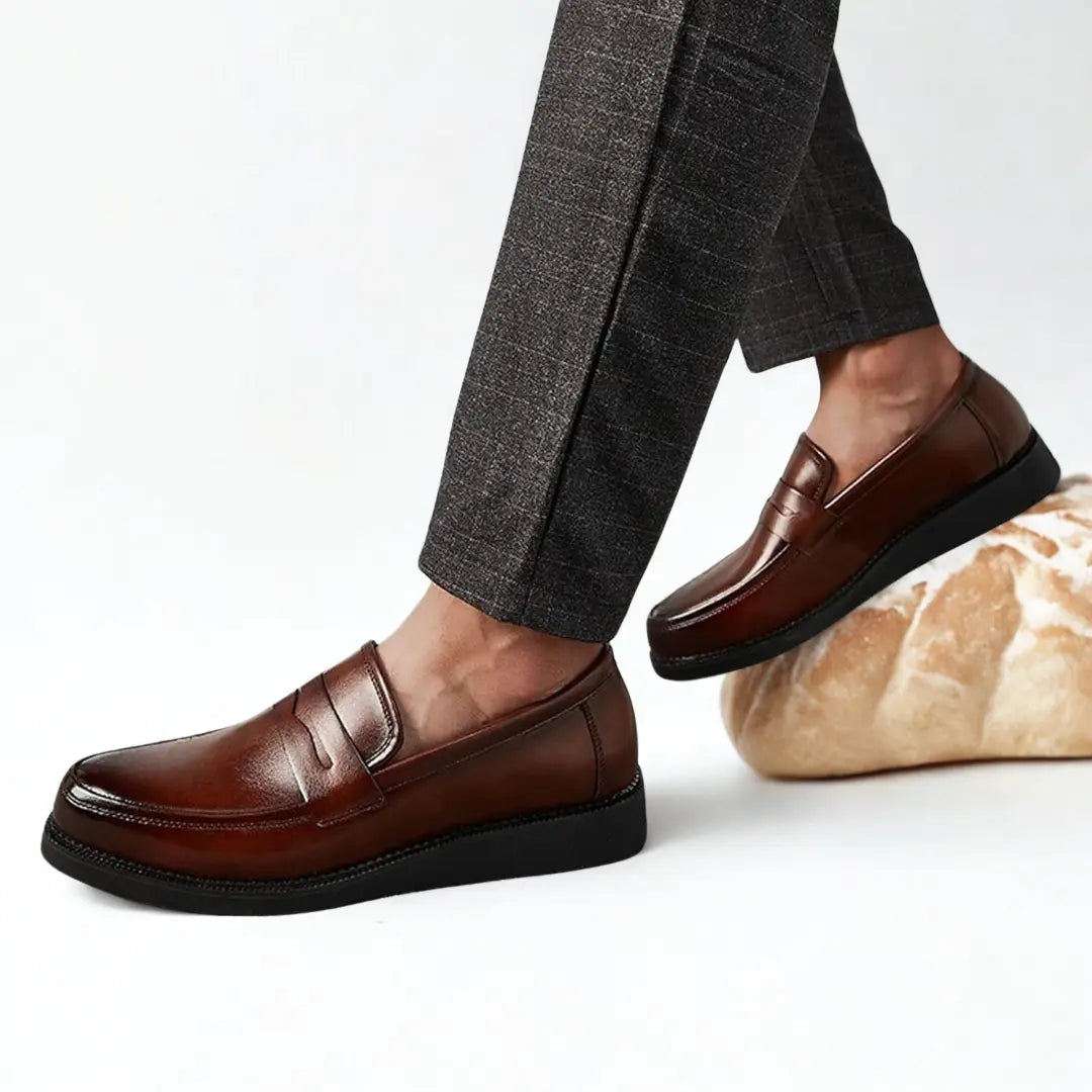 Chaussure Marron de Luxe Tres Confortable 100% Cuir