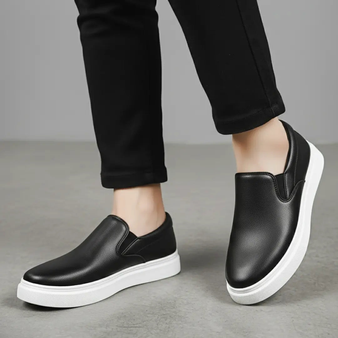 Chaussure en Cuir Tres Confortable