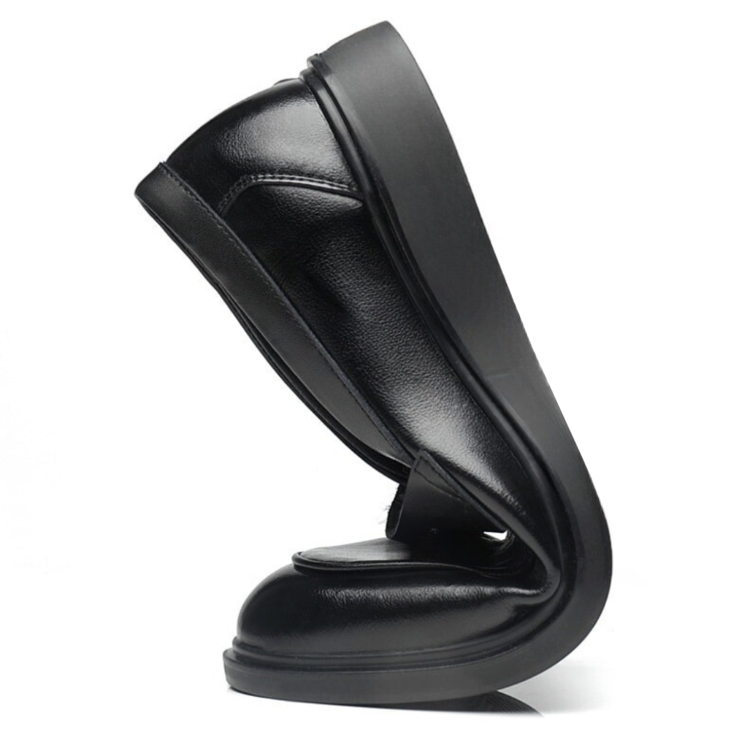 Chaussure Noir de Luxe Tres Confortable 100% Cuir