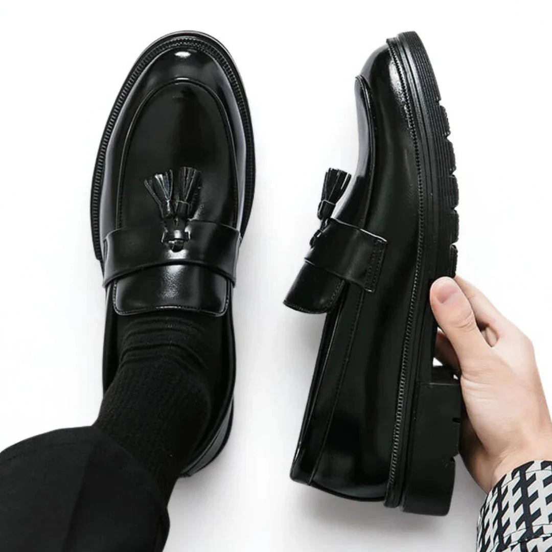 Chaussure Noir de Luxe Tres Confortable 100% Cuir