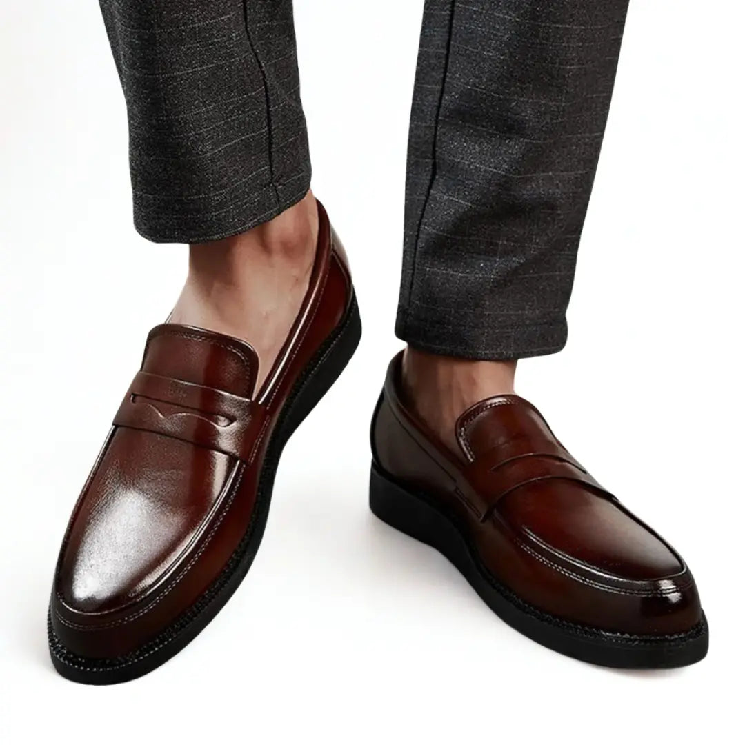 Chaussure Marron de Luxe Tres Confortable 100% Cuir
