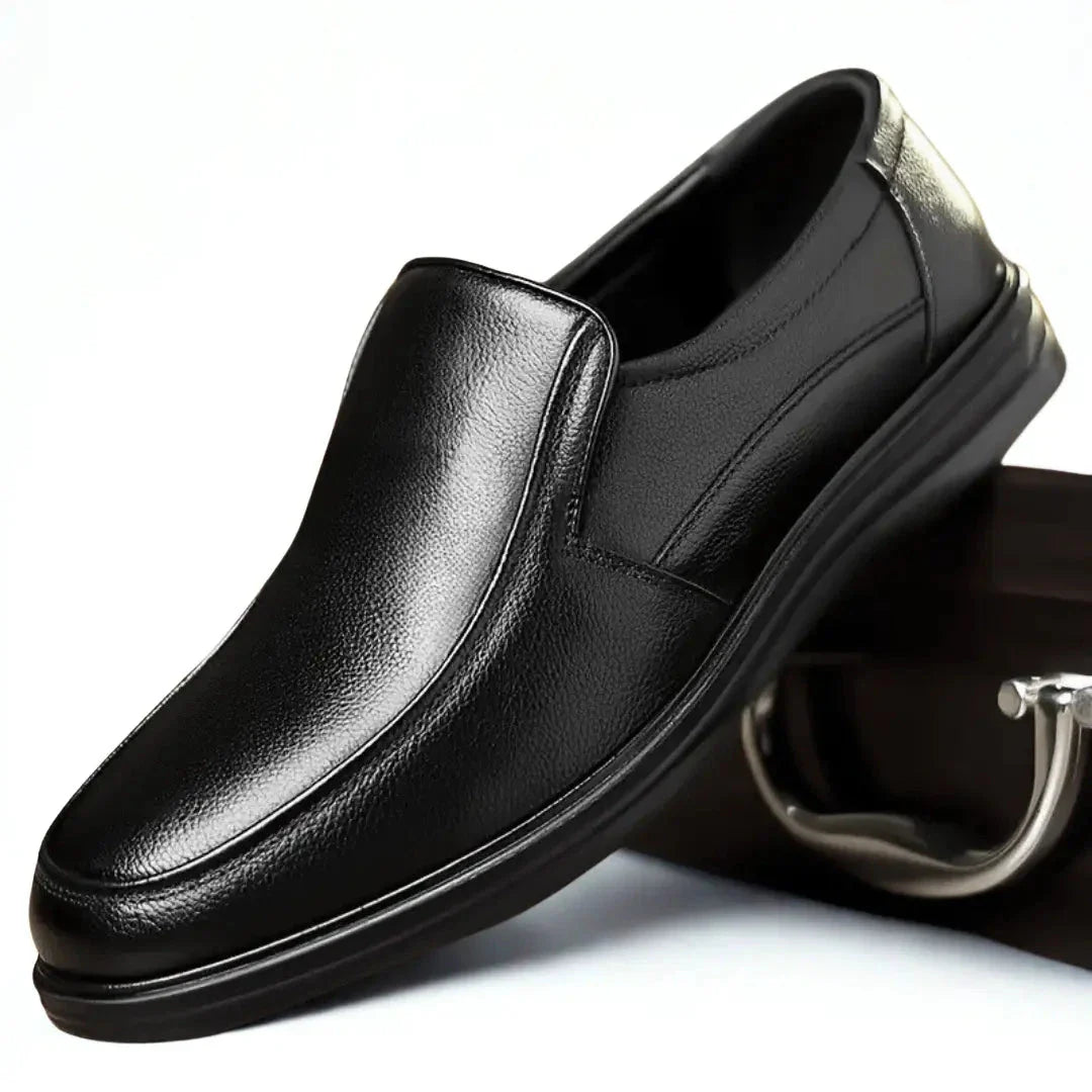 Chaussure Noir de Luxe Tres Confortable 100% Cuir