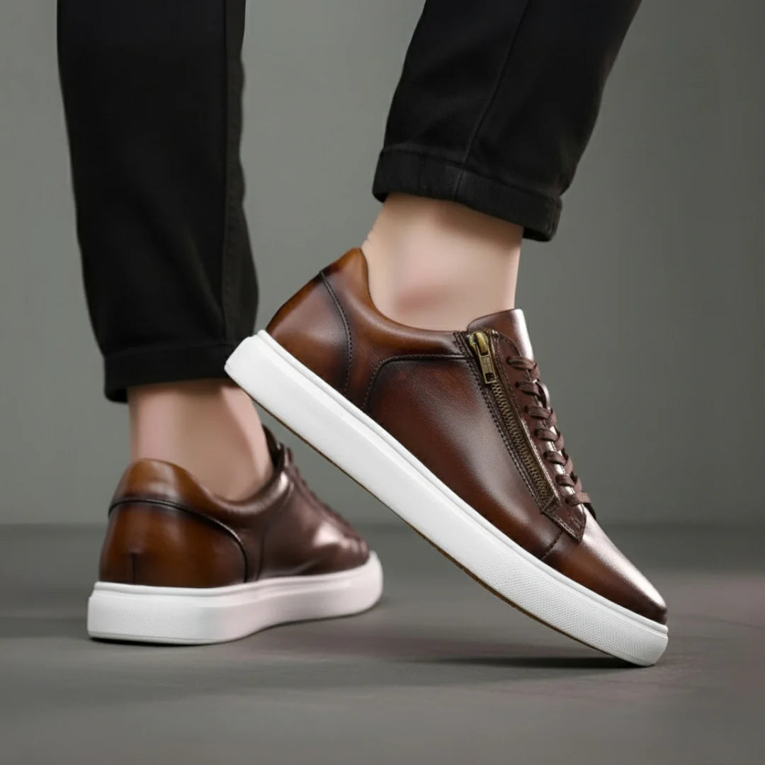 Sneakers Homme en Cuir - Tres Confortable