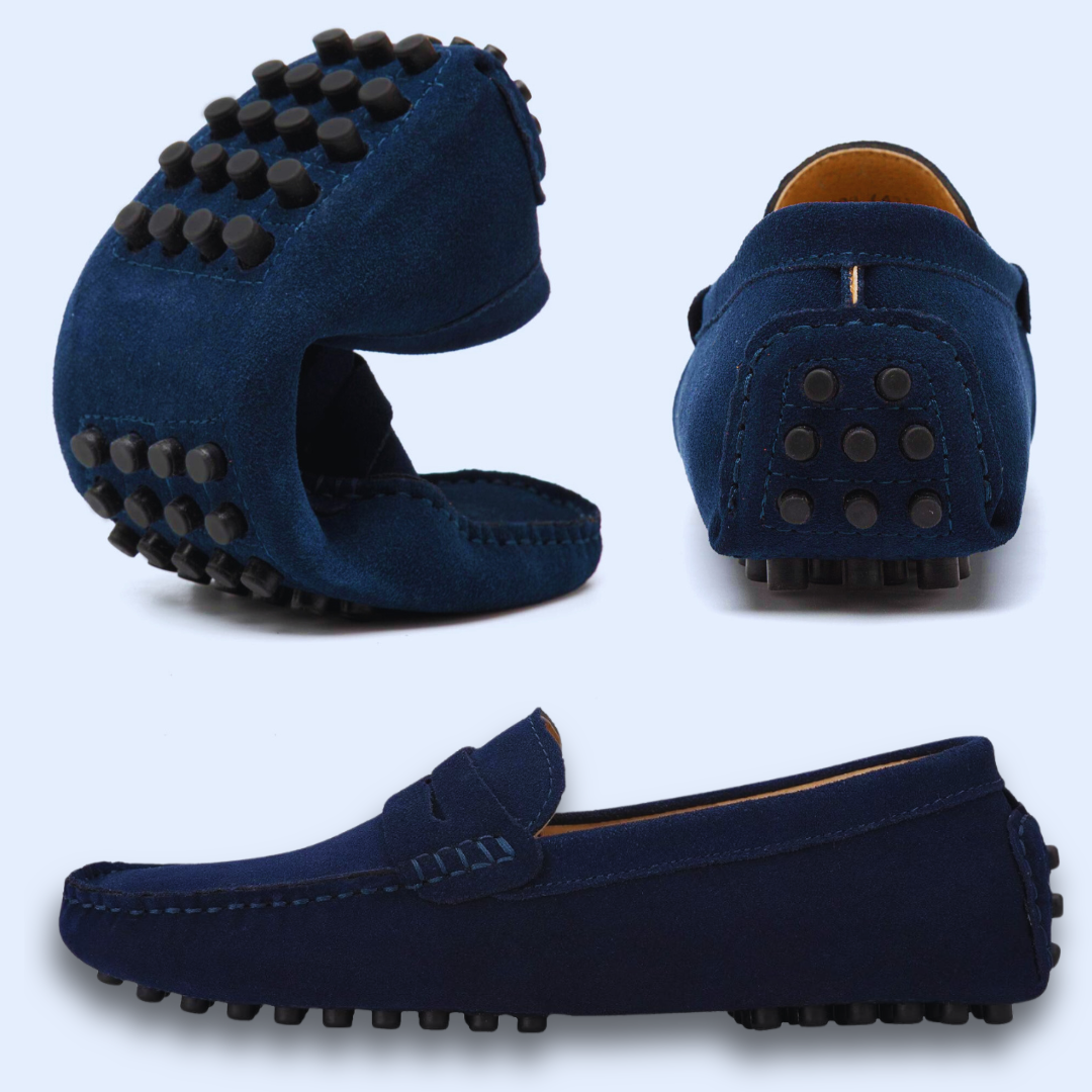 Mocassins Daim de Luxe Tres Confortable, Pour Hommes