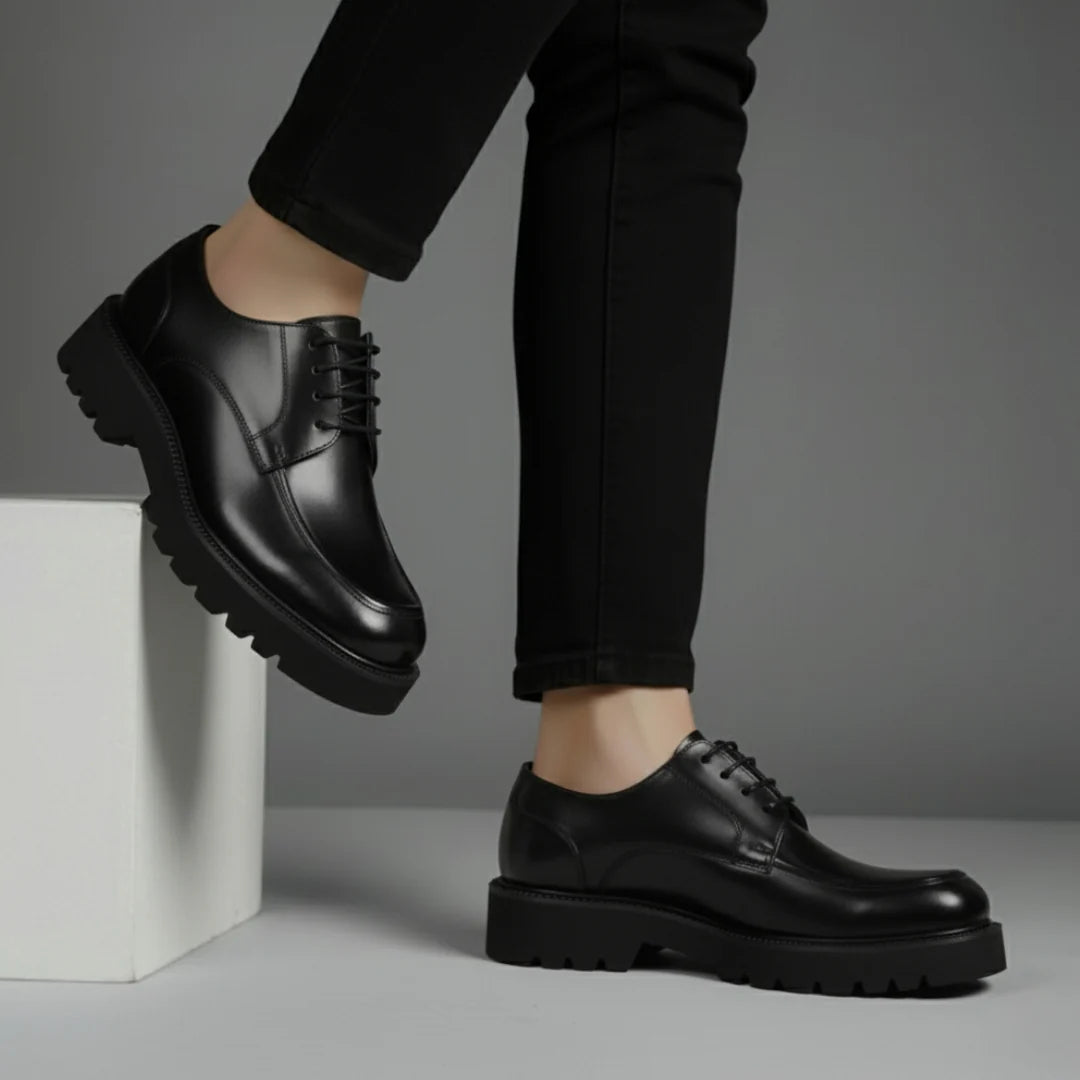 Derby Homme en Cuir - Semelles Tres Confortable