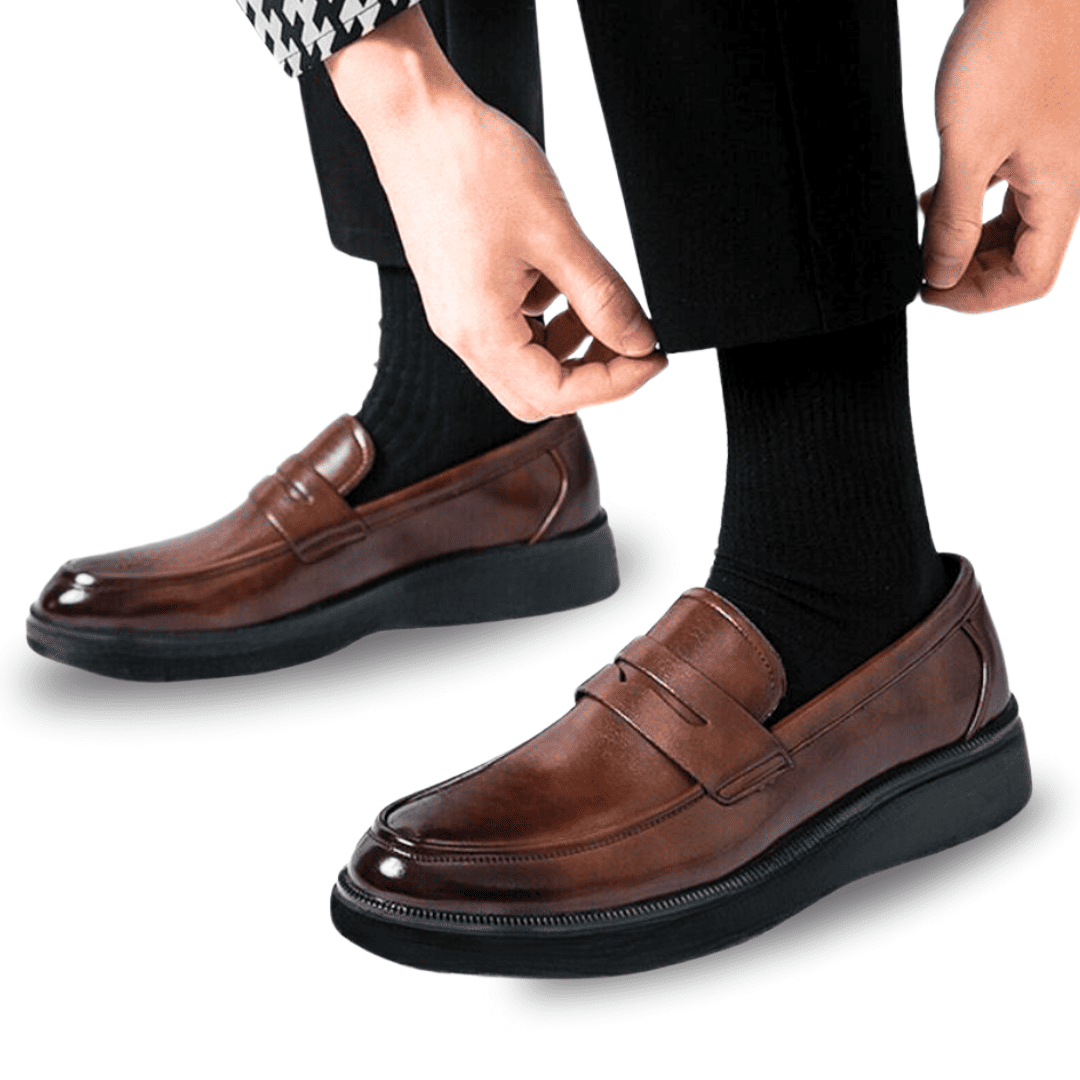 Chaussure Marron de Luxe Tres Confortable 100% Cuir
