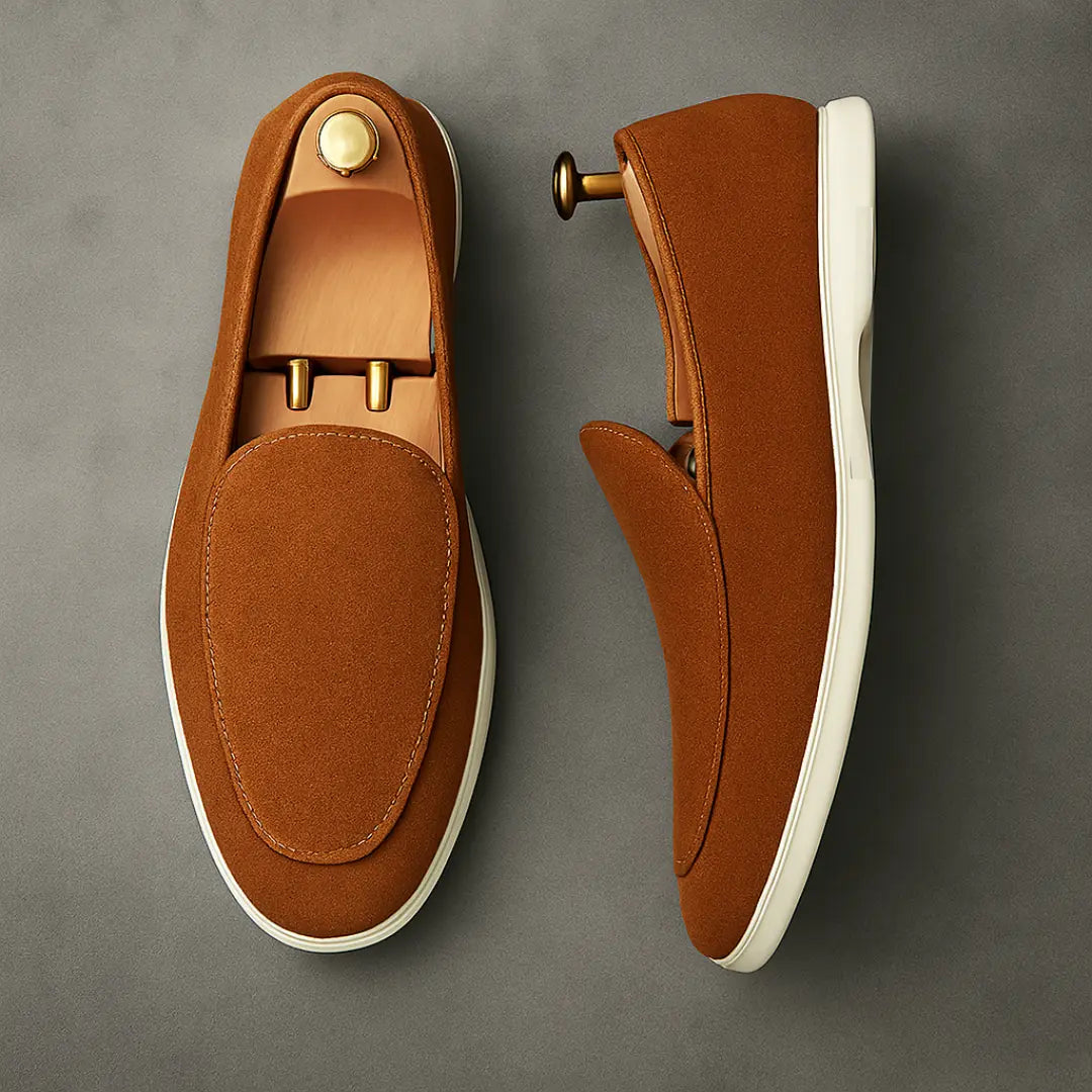 Mocassin Daim Tabac - Tres Confortable