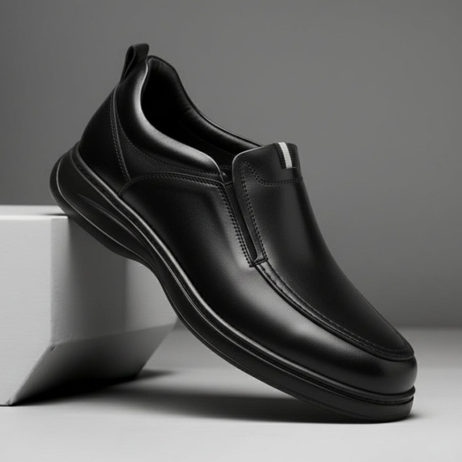 Chaussure Noir de Luxe Tres Confortable 100% Cuir