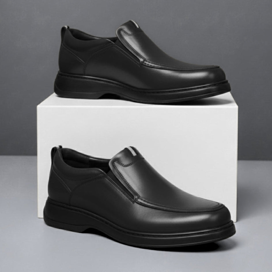 Chaussure Noir de Luxe Tres Confortable 100% Cuir