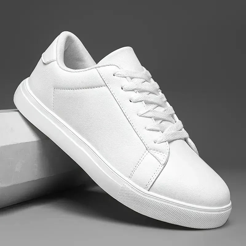 Sneakers Blanc en Cuir - Tres Confortable