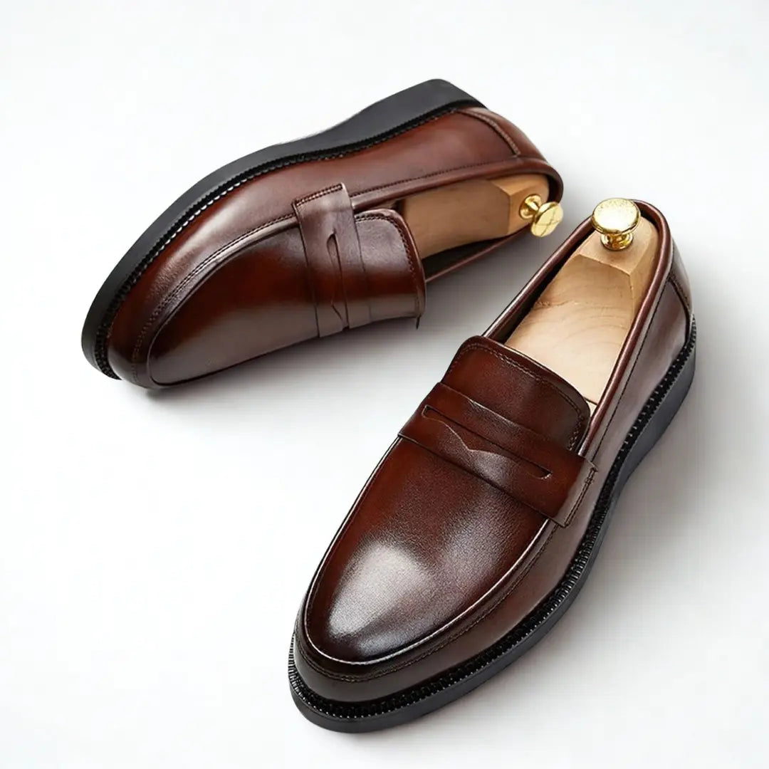 Chaussure Marron de Luxe Tres Confortable 100% Cuir