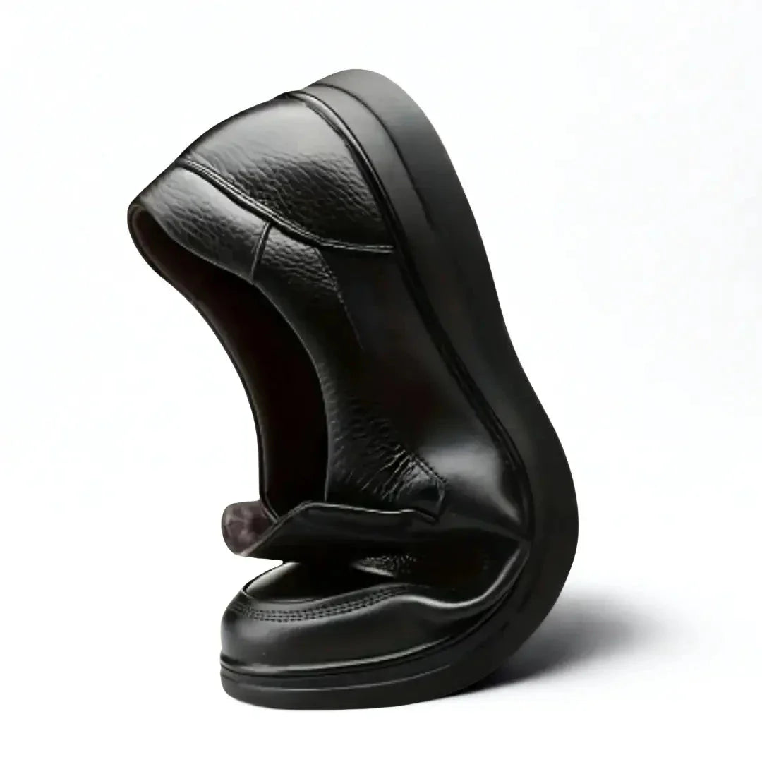Chaussure Noir de Luxe Tres Confortable 100% Cuir