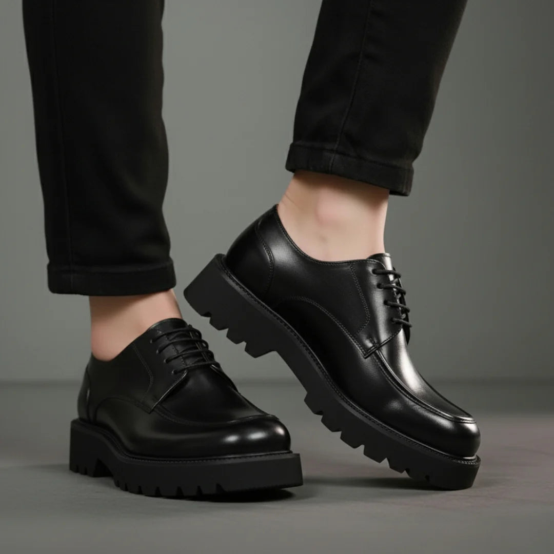 Derby Homme en Cuir - Semelles Tres Confortable