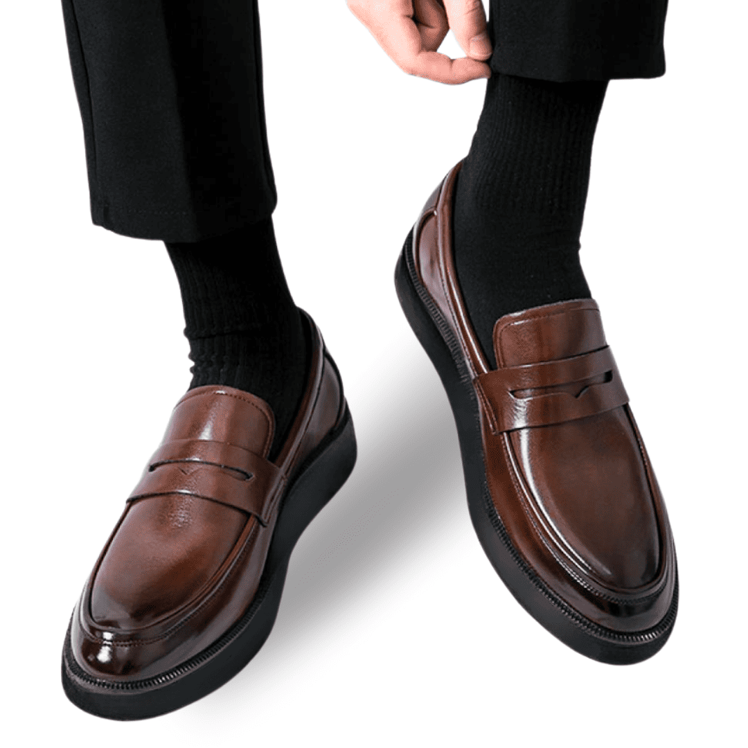 Chaussure Marron de Luxe Tres Confortable 100% Cuir