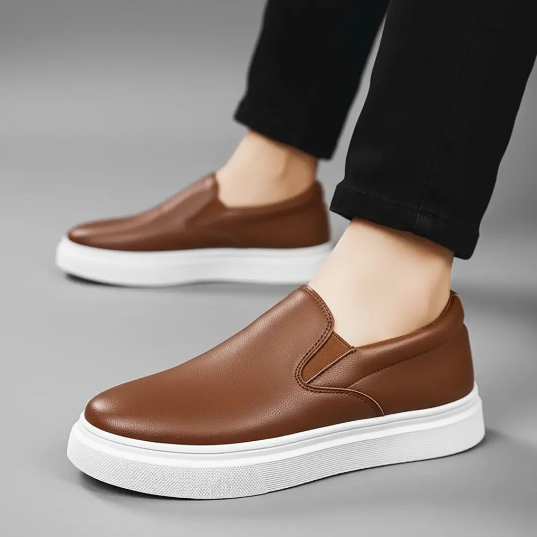 Chaussure en Cuir Tres Confortable