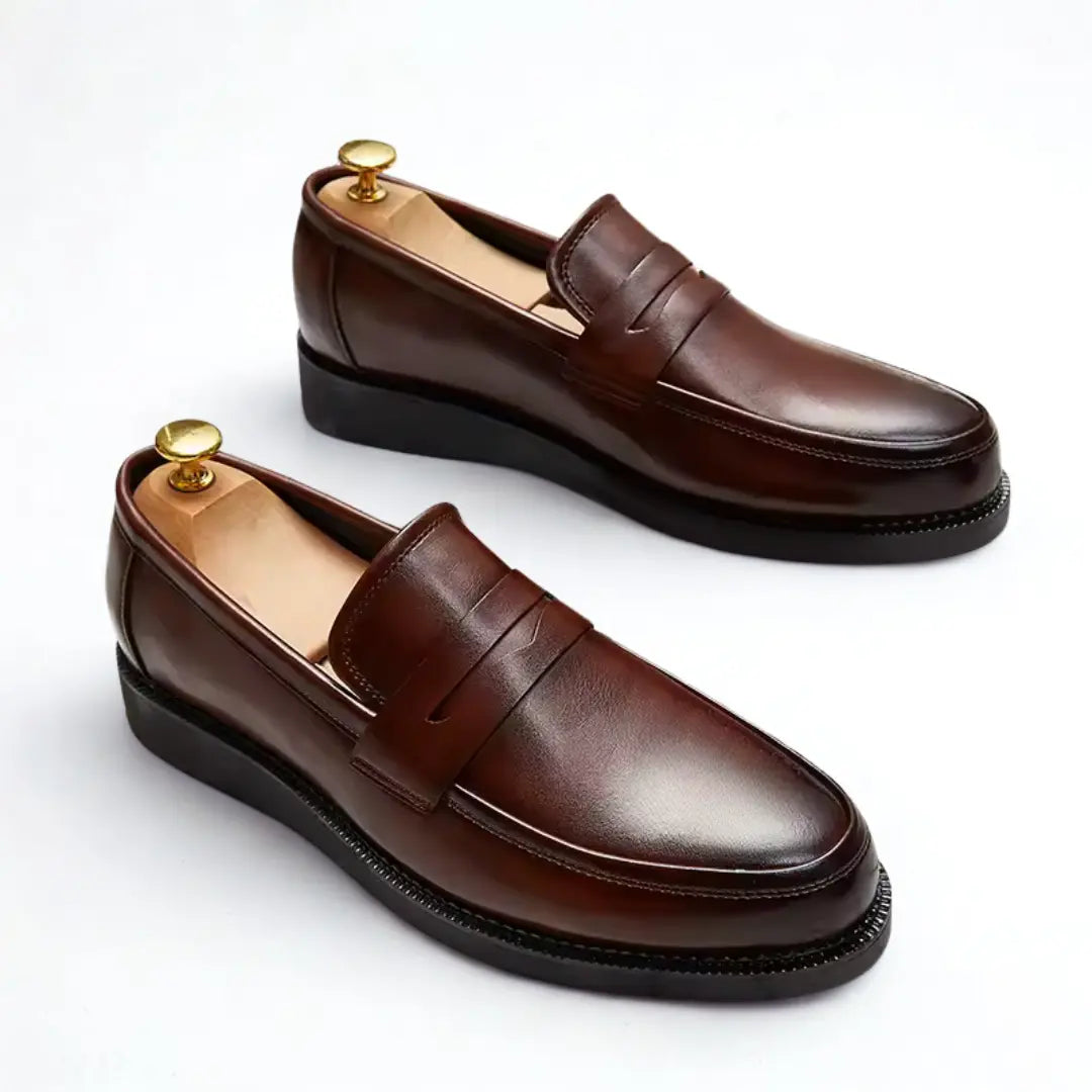 Chaussure Marron de Luxe Tres Confortable 100% Cuir