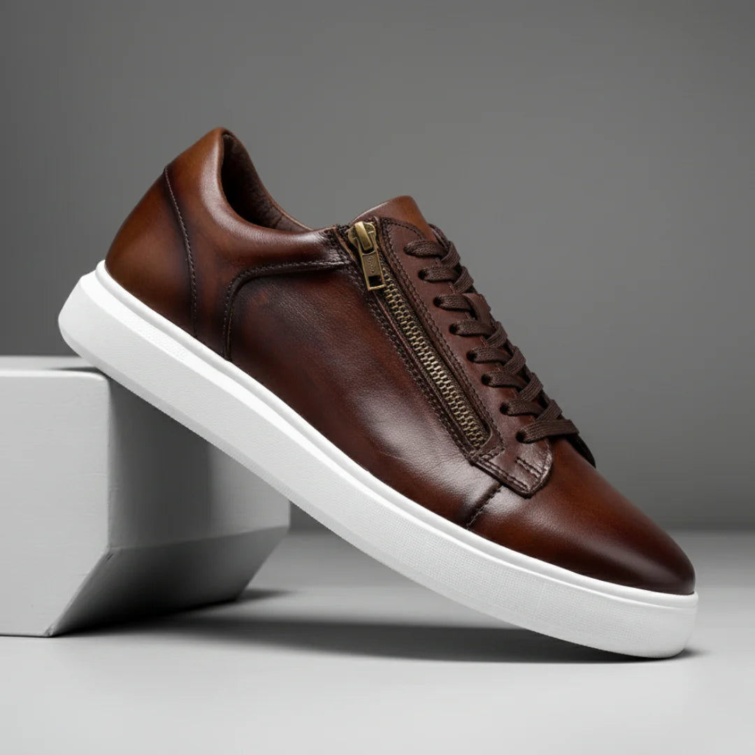Sneakers Homme en Cuir - Tres Confortable