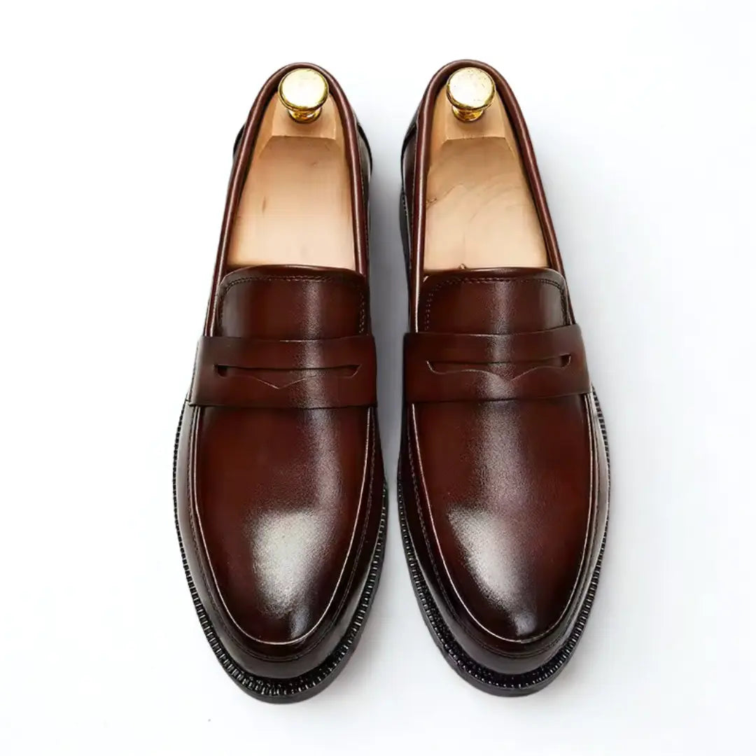 Chaussure Marron de Luxe Tres Confortable 100% Cuir