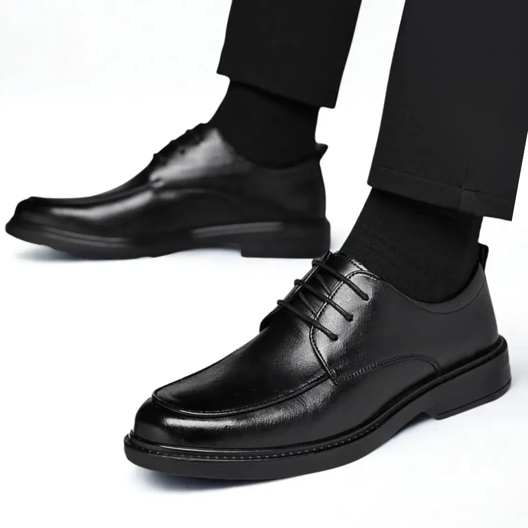 Chaussure Noir de Luxe Tres Confortable 100% Cuir